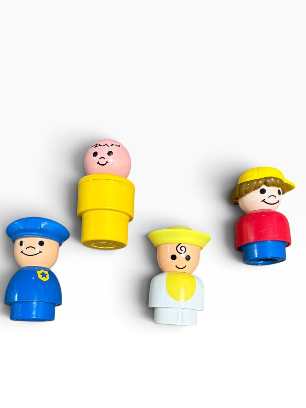 Vintage Jumbo Fisher Price Little People Figures